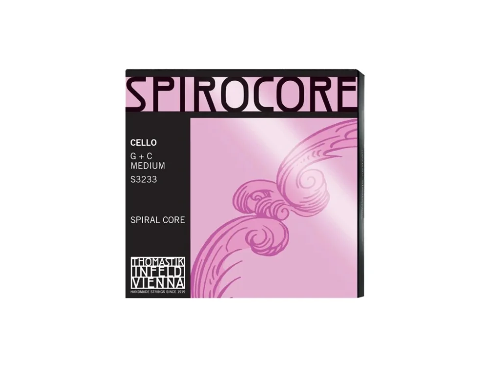 Cenově Výhodný Thomastik SPIROCORE Twinpack (G+C) cello S3233