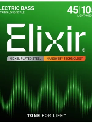 Elixir NANOWEB Electric Bass 14077 (045-105) Koupit Online