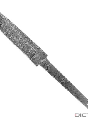 Objednat Nyní Čepel Dictum 719738 - Stick Tang Blade Blank, Ladder Damascus, Medium