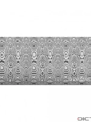 Bezpečná Platba Dictum 831814 - Damasteel DS93X™ Ladder Damascus Steel, 32 x 4 x 210 mm