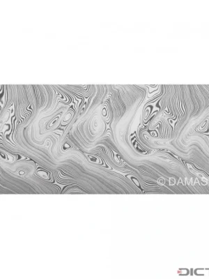 Omezená Nabídka Dictum 831823 - Damasteel DS93X™ Bjórkmans Twist™ Damascus Steel, 51 x 3.2 x 250 mm