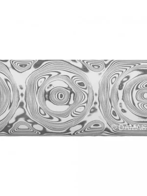Bezpečná Platba Dictum 831831 - Damasteel DS93X™ Grosserosen Damascus Steel, 51 x 3.2 x 250 mm