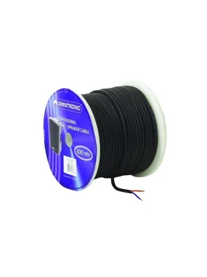 Poslední Šance Omnitronic kabel reproduktorový 2 x 1,5 mm, černý, cena za 1m