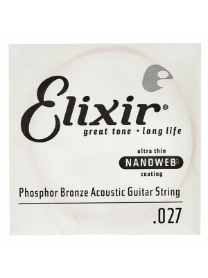 Elixir 14127 Nanoweb .027' Vysoce Kvalitní