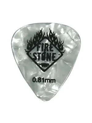 Oblíbený Trsátka Fire&Stone Mix Celluloid 0,81 mm, Perloid - bílá