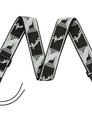 Vrácení Zdarma Fender Monogramm Strap - Black, Light Grey, Dark Grey
