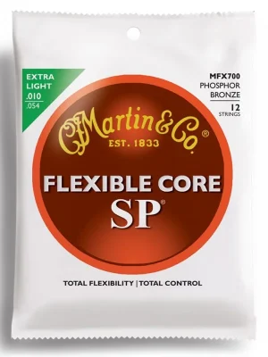 MARTIN SP Flexible Core 92/8 Phosphor Bronze Custom Light 12-String Doprava Zdarma