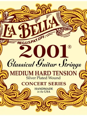 LA BELLA 2001 Medium Hard - struny pro klasickou kytaru Výprodej