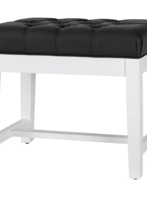 Bezpečná Platba Proline klavírní stolička Deluxe matná, bílá