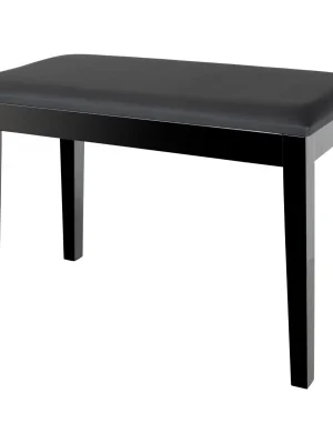 Proline klavírní stolička rozšířená Model S+ černá lesklá Top Prodej