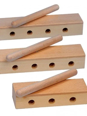 Aktuální GOLDON - wood block děrovaný - 14 cm (33330)