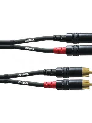 Cordial CFU 1,5CC kabel cinch - cinch 1,5m Doprava Zdarma