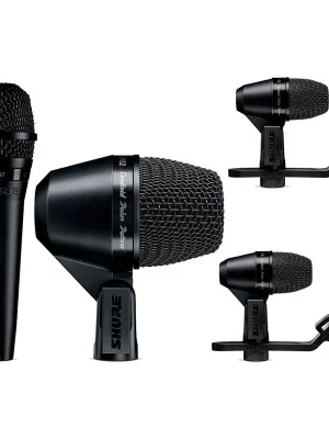 Tovární Cena SHURE PGADRUMKIT4 - SADA PRO BICÍ. 2* PGA56, 1*PGA57, 1*PGA52() (X)