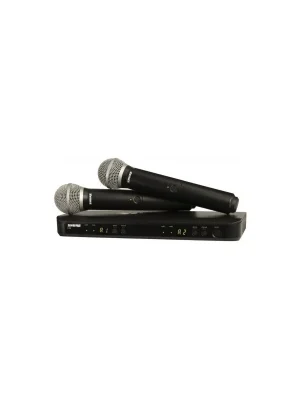 SHURE BLX288E/PG58 - PGW dual systém, BLX88E + 2x PG58 Finální Výprodej
