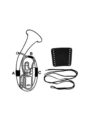 Ověřený Gewa Ochrana pro držení Kůže Koncertní trumpeta