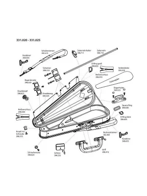 Pouze Dnes Gewa Pouzdro pro violuLiuteria Concerto Náhradní potah, Tex černá