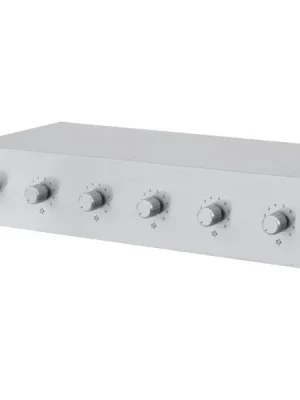 Novinka Omnitronic 6-ti zónový PA ovladač hlasitosti 45W stereo, stříbrný