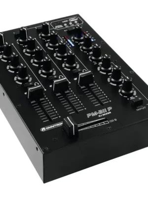 Vysoce Kvalitní Omnitronic PM-311P, 3-kanálový mixážní pult s MP3 přehrávačem