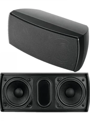 Nová Kolekce Omnitronic OD-22 nástěnný 2x 2,5" reproduktor 15W, 8 Ohm, černý