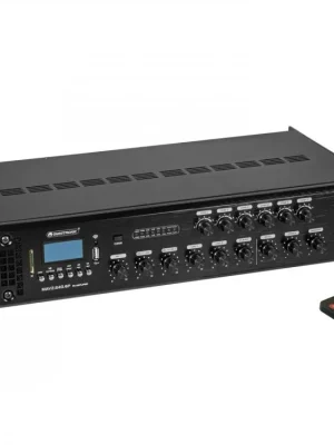 Omnitronic MAVZ-240.6P, 100V 6-zónový mixážní zesilovač, MP3/USB/SD/BT, 240W Nakupujte Hned
