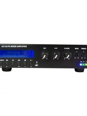 Adastra UX120, 100V mixážní zesilovač, 120W, BT/MP3/ DAB+/FM Must-Have