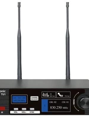 Citronic TU1-H, 1-kanálový bezdrátový mikrofonní set 823-832/863-865 MHz Sezónní Sleva