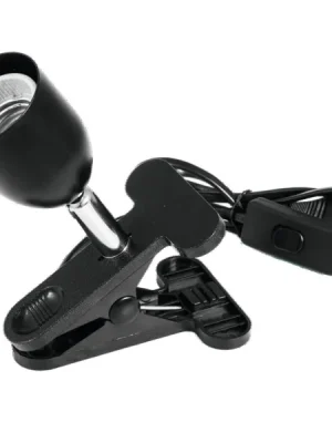 Oblíbený Eurolite držák patice E27, otočný, s přívodním kabelem