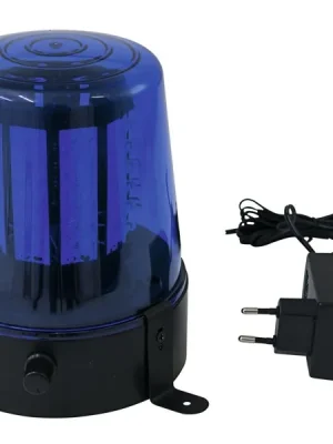 Zlevněný Eurolite LED policejní maják, 108 LED, modrý