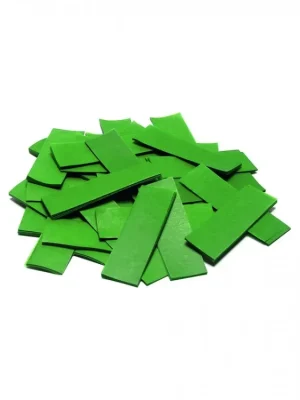 Autentický Tcm Fx pomalu padající obdélníkové konfety 55x18mm, tmavě zelené, 1kg