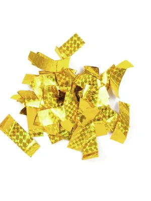 Akční Nabídka Tcm Fx metalické obdélníkové konfety 55x18mm, zlaté, laser efect
