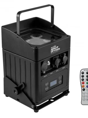 Eurolite AKKU UP-4x8W QCL Spot QuickDMX, IP65, černý Horká Nabídka