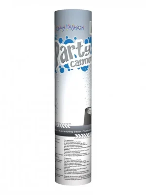 Akce Párty konfety vystřelovací 20 cm, stříbrné