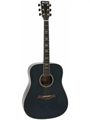Finální Výprodej Dimavery TW-85, akustická kytara typu Dreadnought, černá