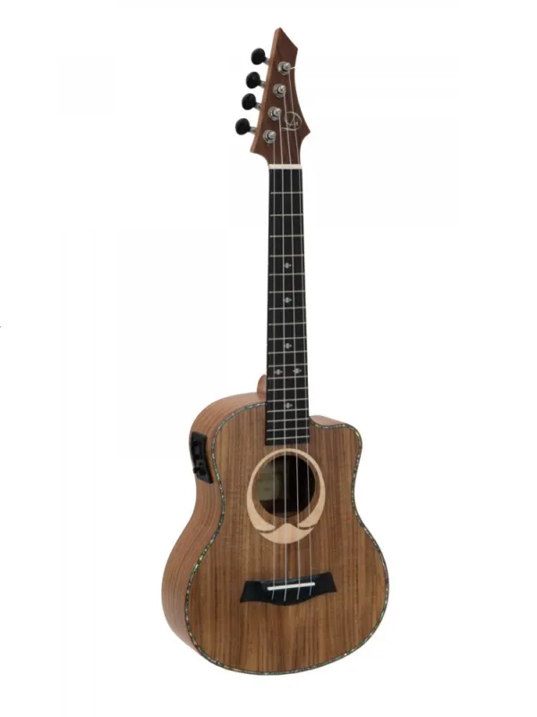 Hit Sezóny Dimavery UK-200, elektroakustické tenorové ukulele, přírodní