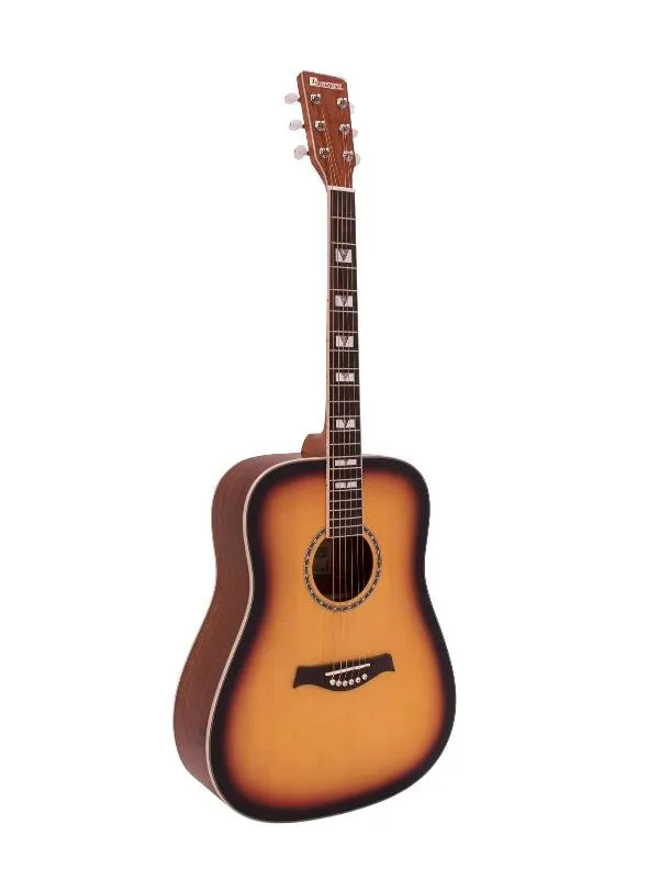 Dimavery STW-40, akustická kytara typu Dreadnought, sunburst - rozbaleno (26245040) Levný