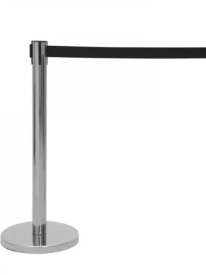 Eurolite bariérový systém, sloupek s černou zatahovací páskou Rychlé Dodání