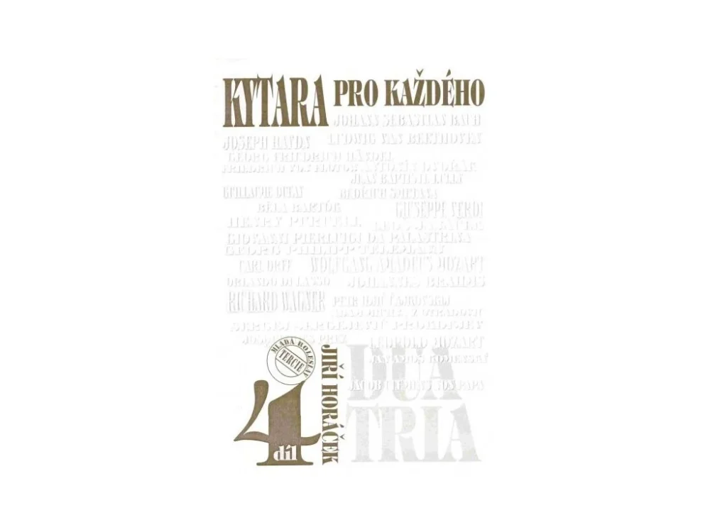 Jiří Horáček - Kytara pro každého 4, dua a tria Cenově Výhodný