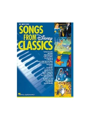 Aktuální Songs From Disney Classics (noty, klavír, zpěv, kytara)