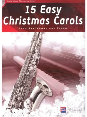 Poslední Šance 15 Easy Christmas Carols + CD / altový saxofon + klavír