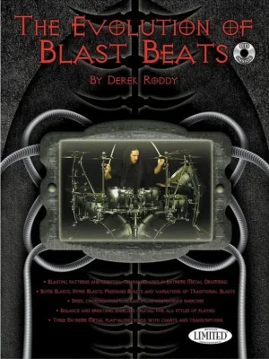 MEINL - THE EVOLUTION OF BLAST BEATS, DEREK RODDY BOOK + CD DRODDYBB Víkendová Akce