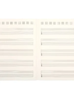 Archives Standard Bound Manuscript Paper Book, Guitar Tab, 48 Pages Akce