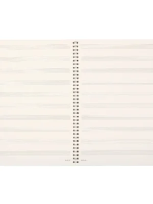 Archives Spiral Bound Manuscript Paper Book, 10 Stave, 96 Pages Nízká Cena