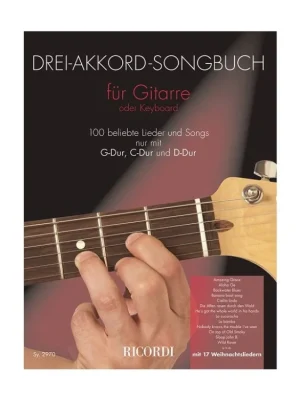 Nejprodávanější Noty pro kytaru 3 Akkord Songbuch