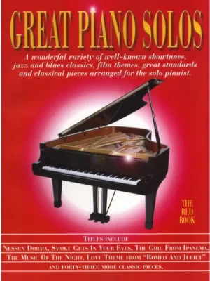 Nízká Cena Noty pro piano Great Piano Solos - The Red Book