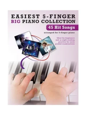 Noty pro piano Easiest 5-Finger Piano Collection: 45 Hit Songs Nejlepší Volba
