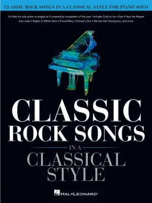 Akční Nabídka Noty pro piano Classic Rock Songs in a Classical Style