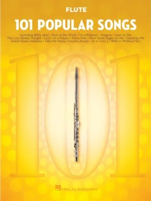 Noty pro flétny 101 Popular Songs Značkový
