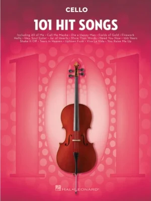 Rychlé Dodání Noty pro cello 101 Hit Songs
