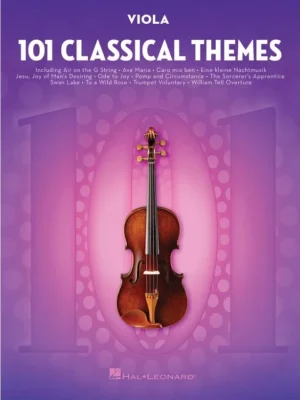 Cenově Výhodný Noty pro violu 101 Classical Themes for Viola