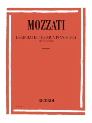 Noty pro piano Esercizi Di Tecnica Pianistica Originální